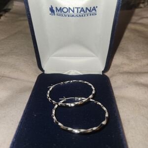Montana‎ Silversmiths Twisted Silver Earrings